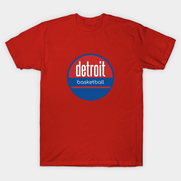 detroit basketball T-Shirt by BVHstudio